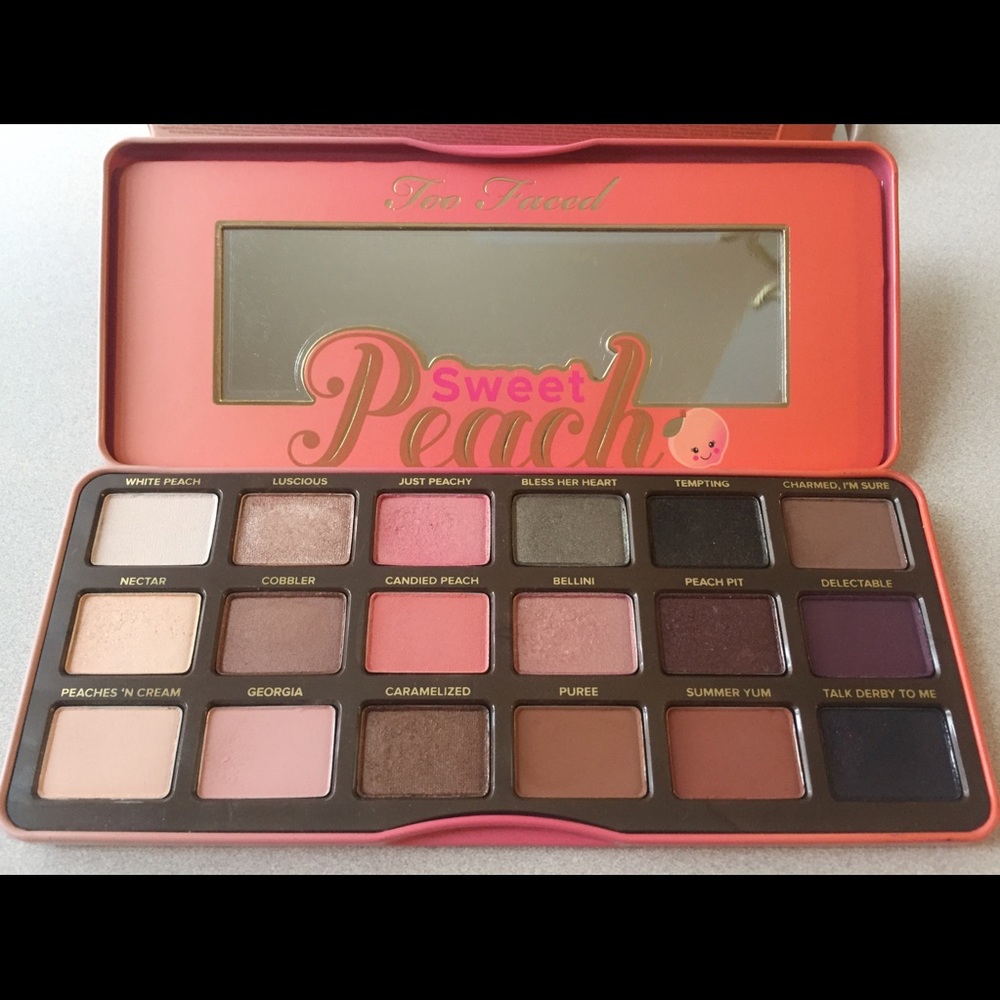 Like New Too Faced Sweet Peach Eyeshadow Palette